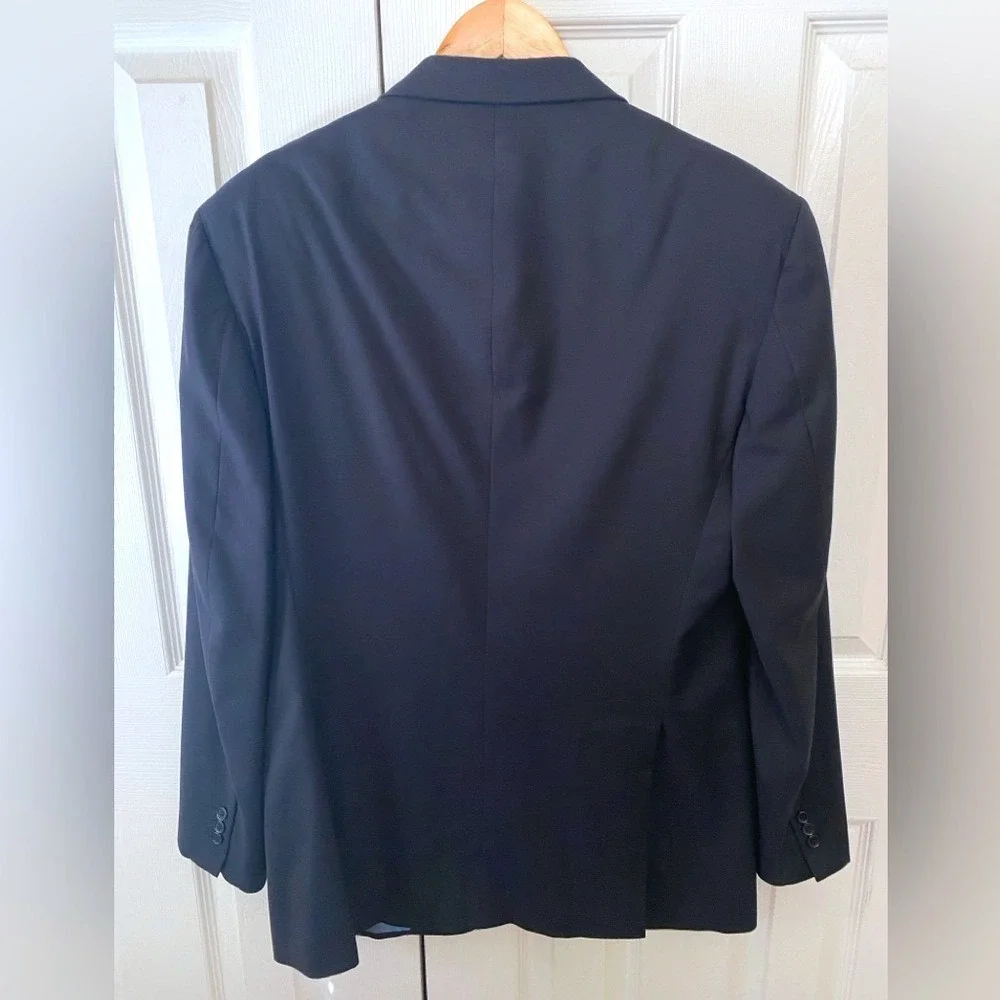 Brioni‎ Palatino Navy Blue Super 150's Wool 3-Button Blazer 56 (46 US)